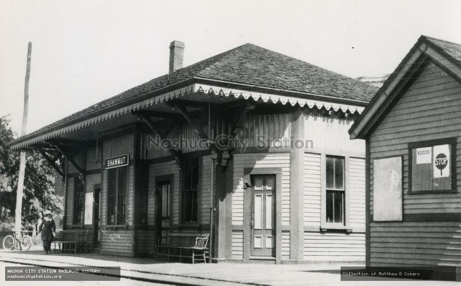 Postcard: New Haven Railroad, Shawmut station, Boston, Massachusetts
